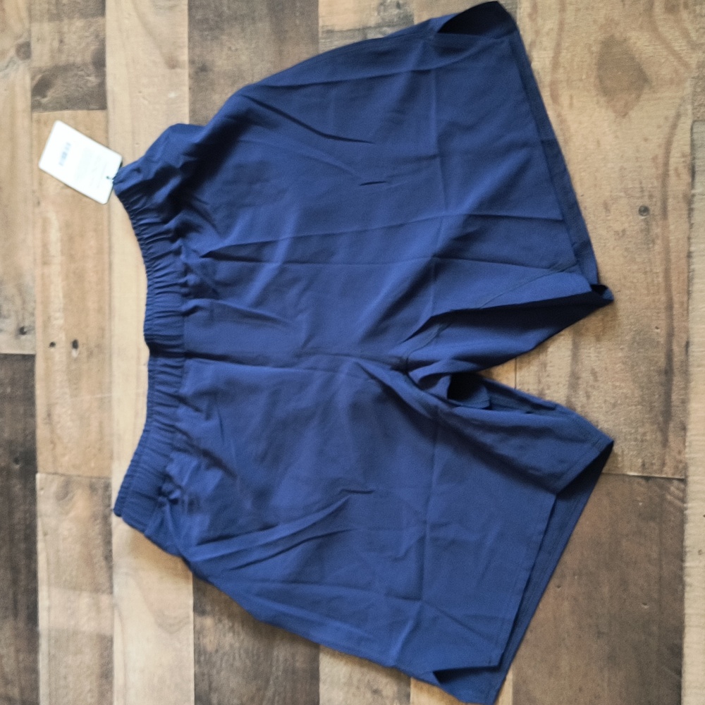 CIRQ 7" Navy Figueroa Mountain Trail Shorts Sz Small Men